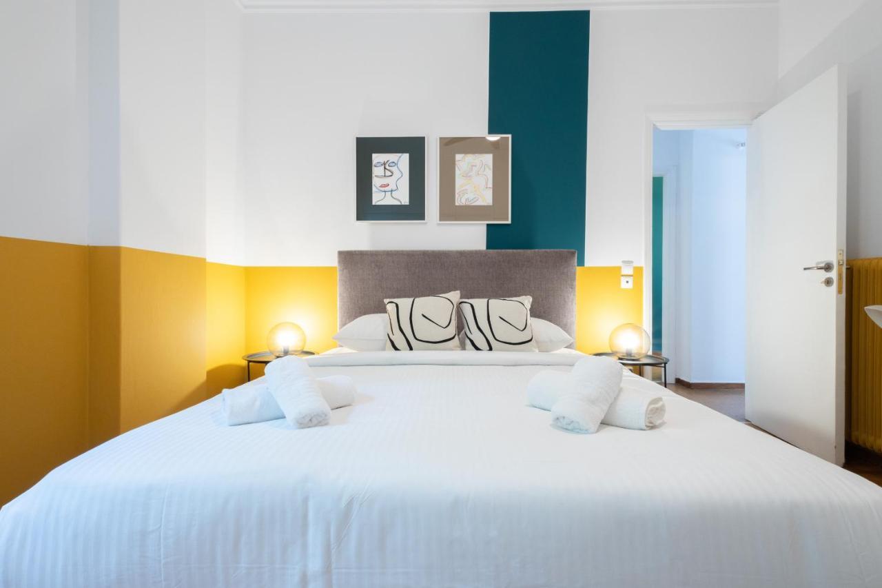 Spacious High-Ceiling 2-Bedroom By Acropolis Museum Atene Esterno foto